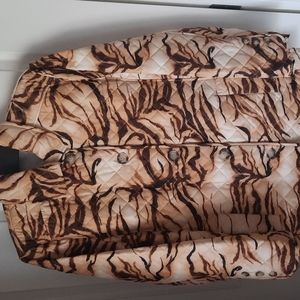 Tiger Quilted Jacket NWT